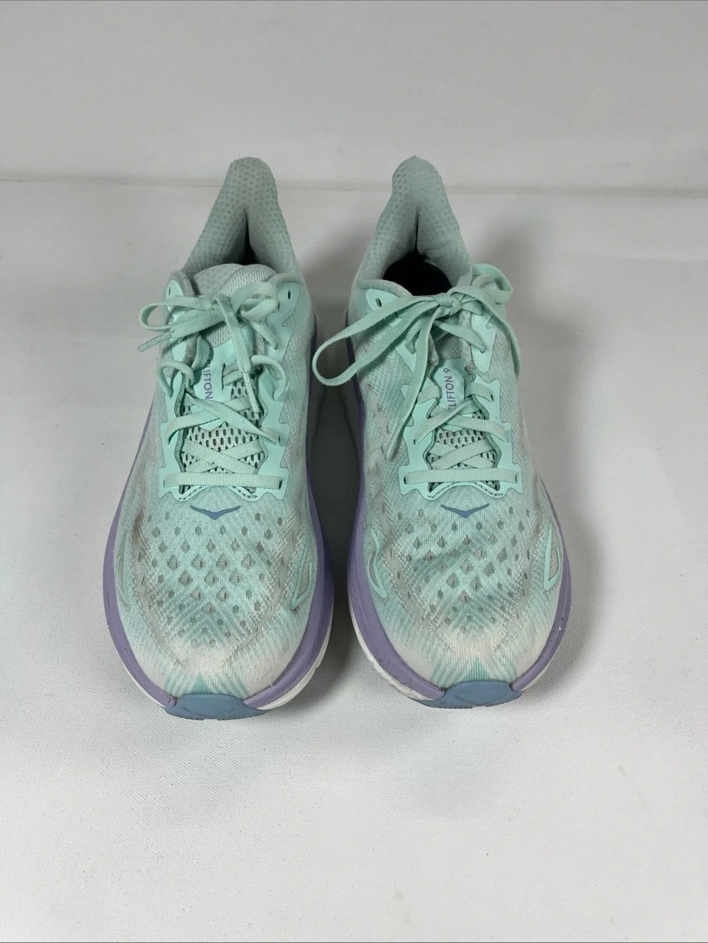 Hoka One One Clifton 9 Sunlit Ocean Lilac Mist Shoes Comfort Women’s 11 B